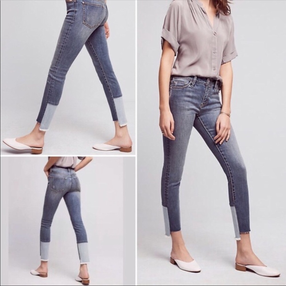 🆕NWT Pilcro High Low Hem High Rise Skinny Jeans
